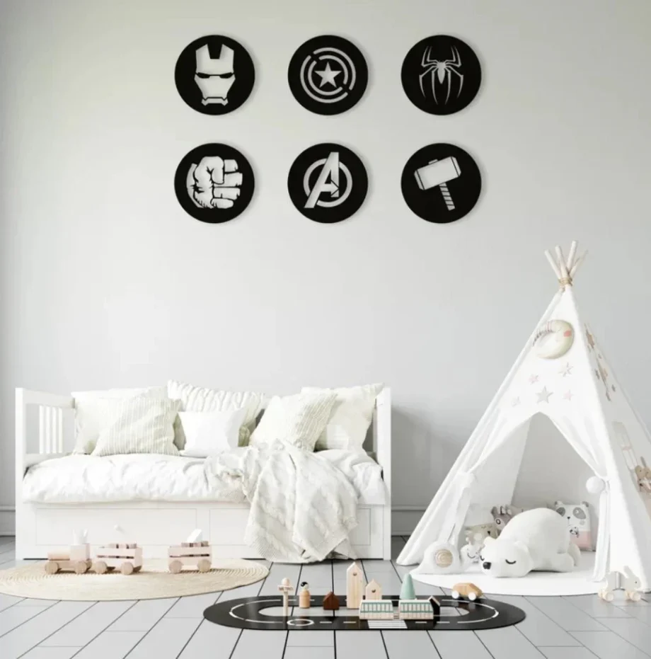Avengers Heroes wall art, Super Hero